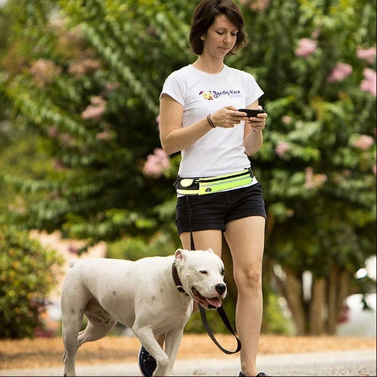 Jog with your Dog : Fantastic Hands-Free Bungee Leash and Belt